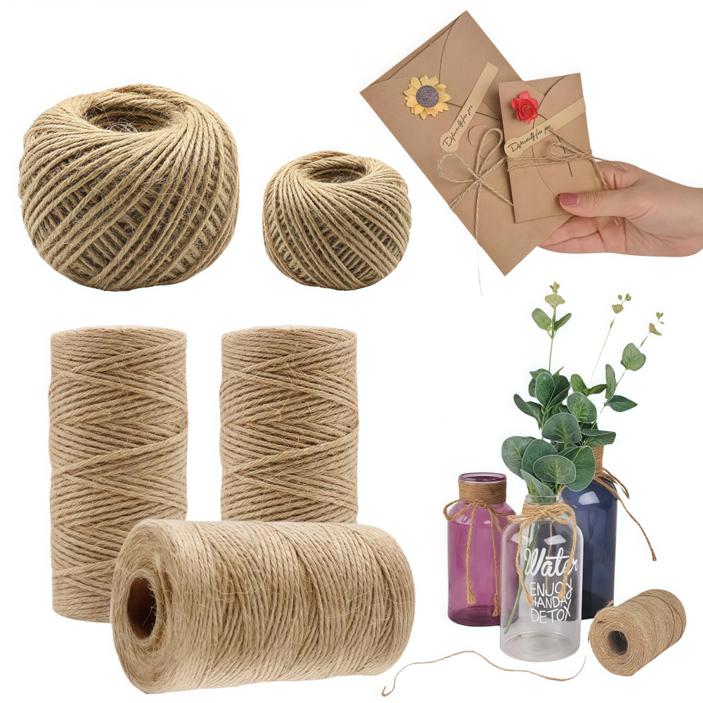 Twine Jute Natural - 2/3/4mm Natural Jute Rope String Ribbon