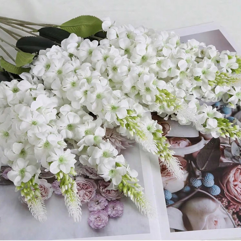 Floral Foam Oasis - 5pcs Artificial Flowers Shyacinth Rattan Home