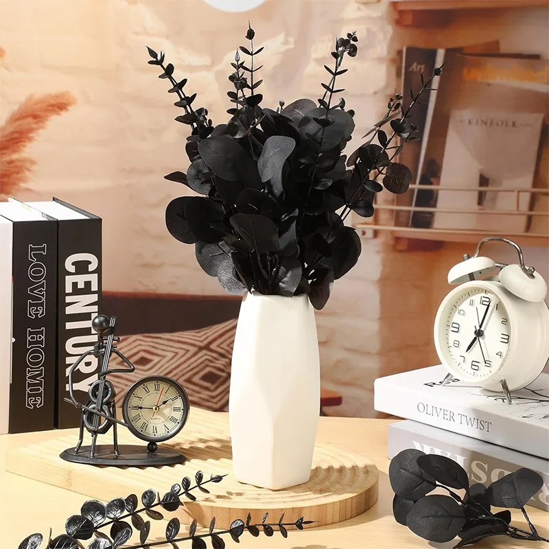 Black Eucalyptus Leaves Stems  - Eucalyptus Preserved 评论和价格