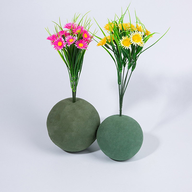 NEW! 1Pc 9/12/15cm Round Green - Floral Foam Oasis 评论和价格