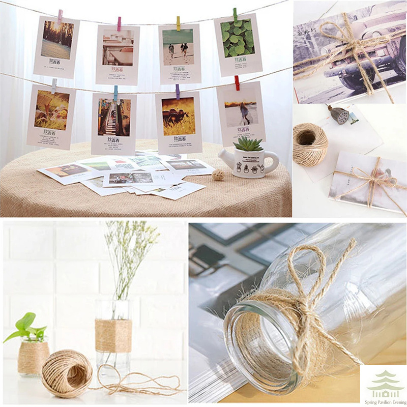 50/100M 2mm Natural Jute Rope  - Twine Jute Natural 评论和价格