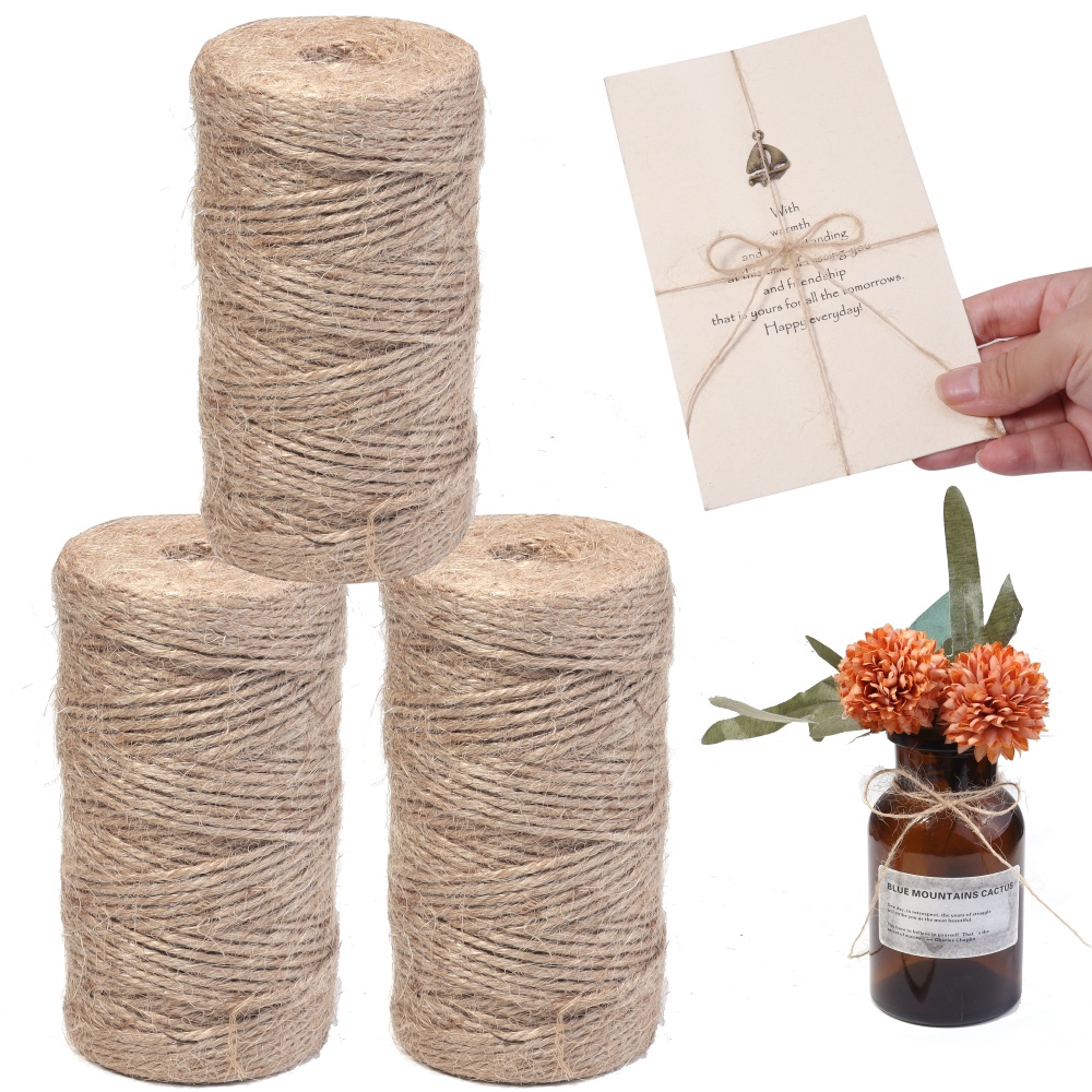 100Meters Natural Jute Cords S - Twine Jute Natural 评论和价格