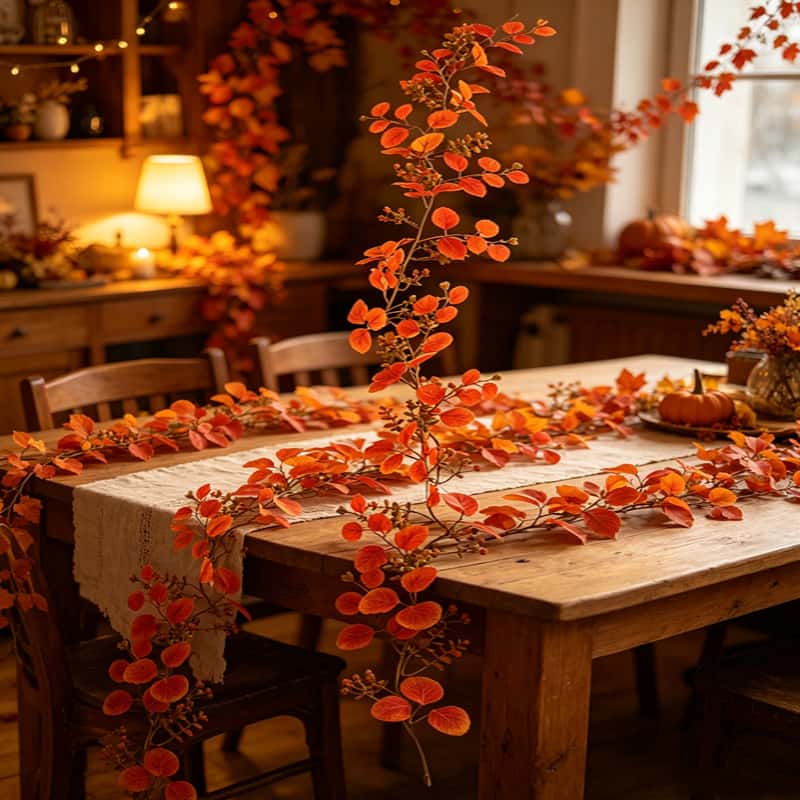 1.8m Lifelike Autumn Eucalyptu - Eucalyptus Preserved 评论和价格