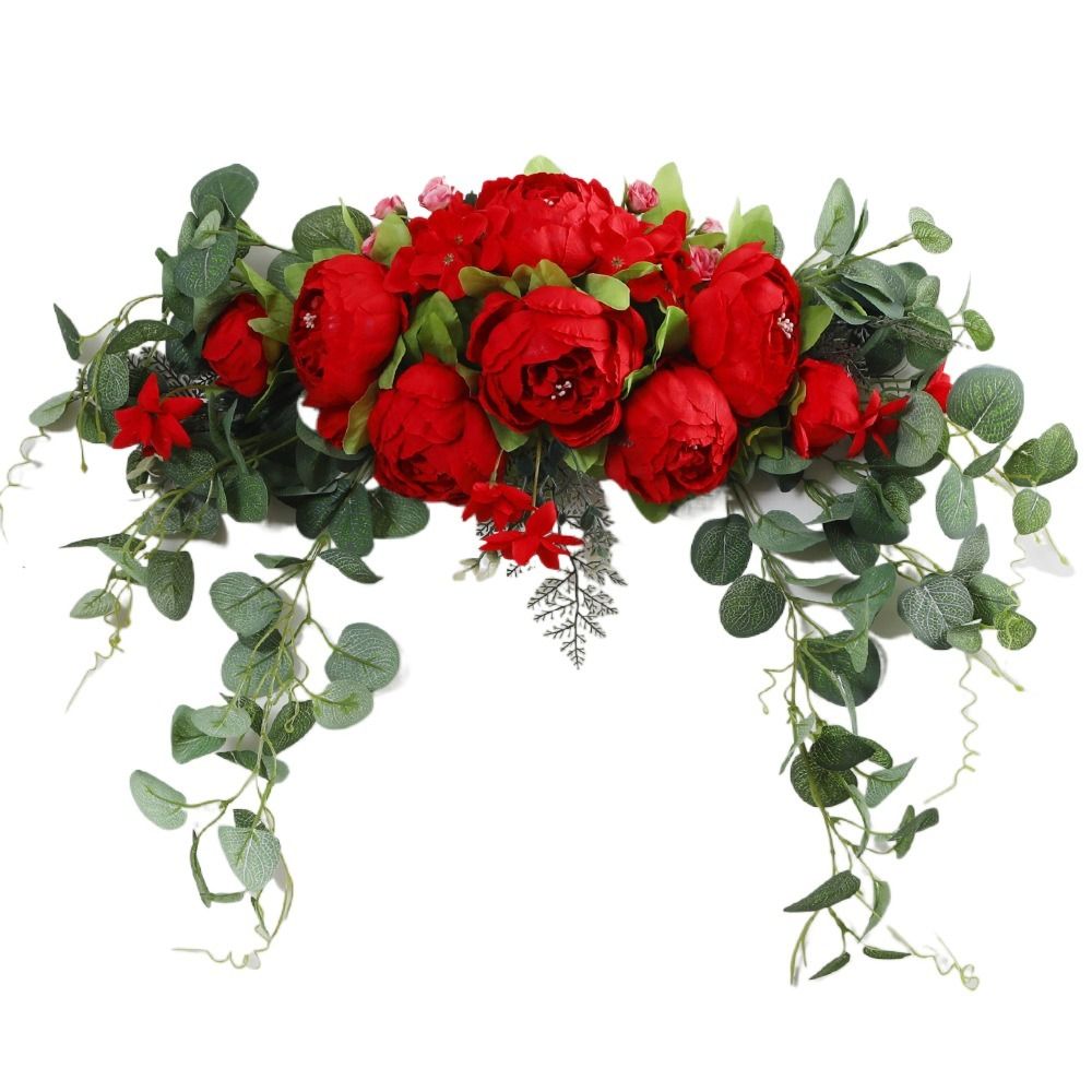 Boho Artificial Wedding Arch F - Eucalyptus Preserved 评论和价格