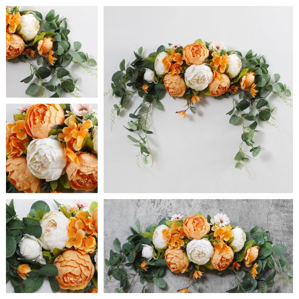Boho Artificial Wedding Arch F - Eucalyptus Preserved 评论和价格