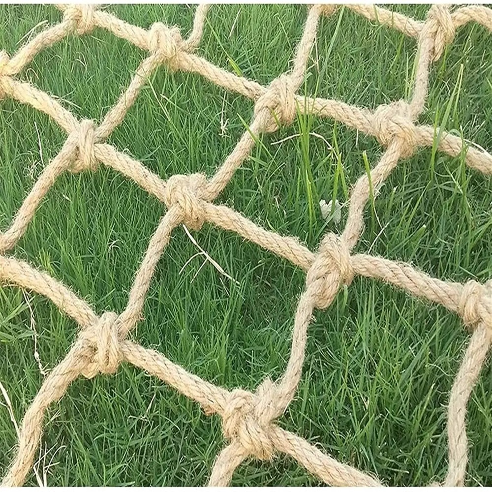 Hemp Rope Climbing Net Nature  - Twine Jute Natural 评论和价格