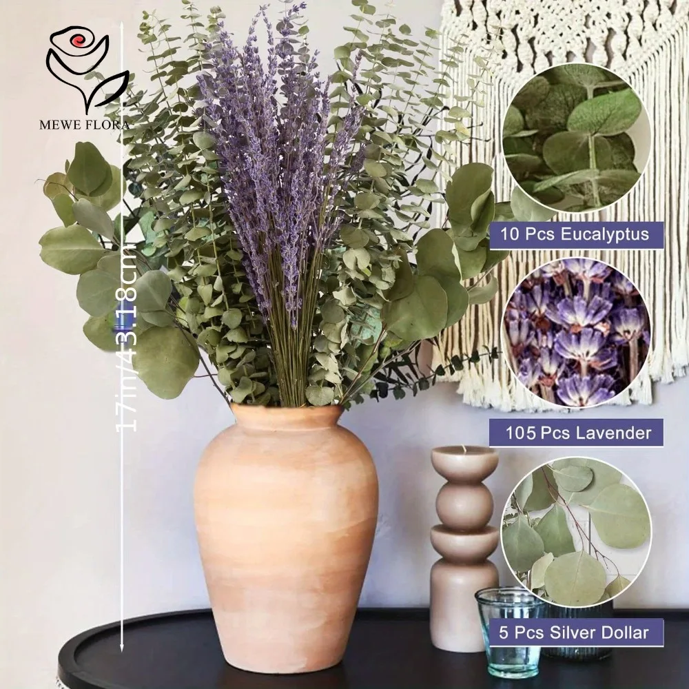 30Pcs Dried Flowers Preserved  - Eucalyptus Preserved 评论和价格