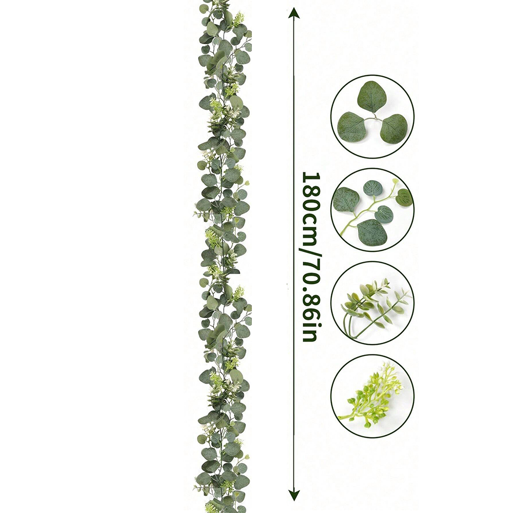Artificial Eucalyptus Garland  - Eucalyptus Preserved 评论和价格