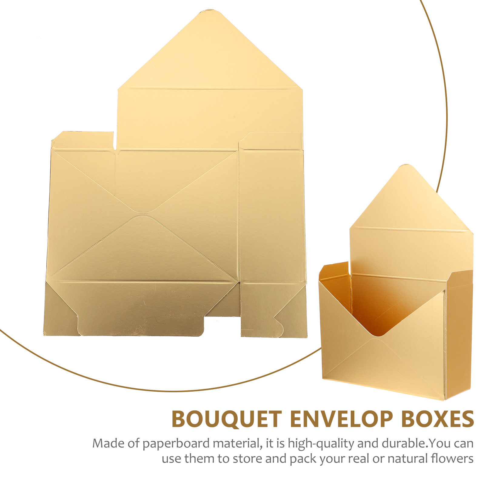 2Pcs Envelop Paper Box Flower  - Florist Flower Supply 评论和价格