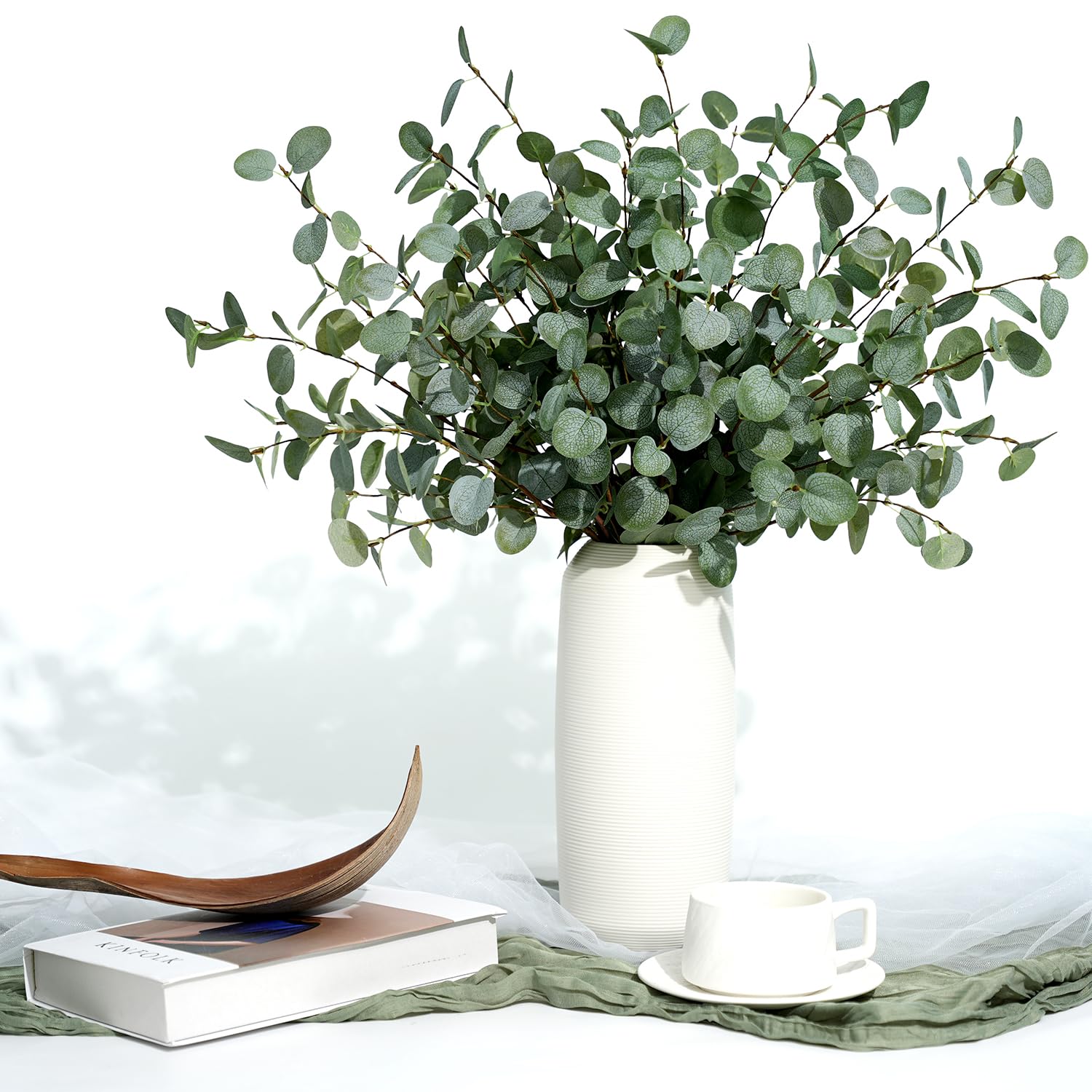 1/3pcs Artificial Eucalyptus S - Eucalyptus Preserved 评论和价格