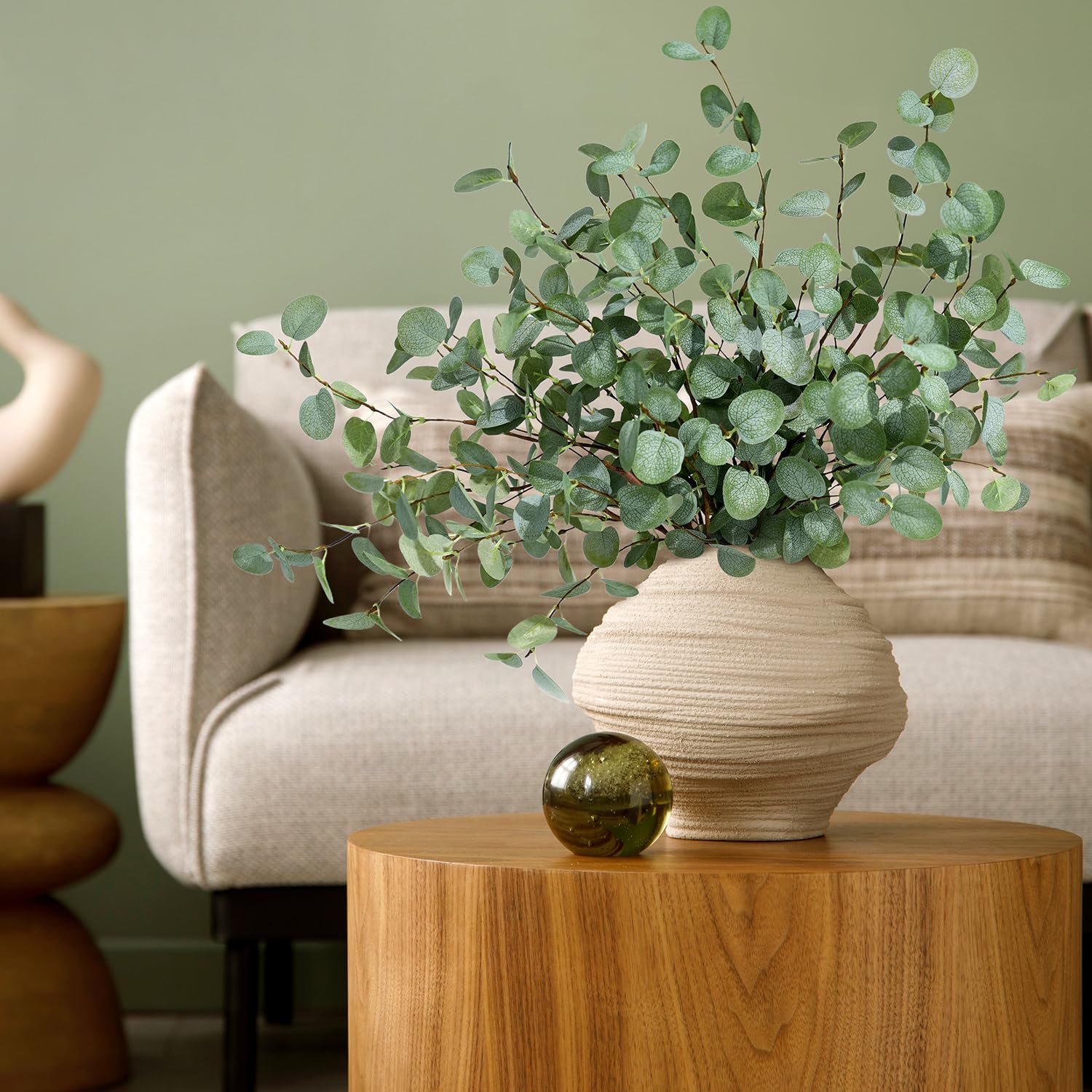 1/3pcs Artificial Eucalyptus S - Eucalyptus Preserved 评论和价格